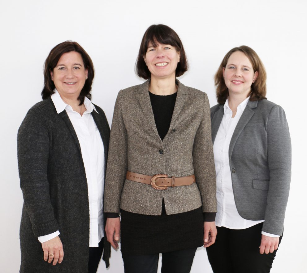 Das Team der Kontaktstelle Frau und Beruf Heidenheim 3 Frauen