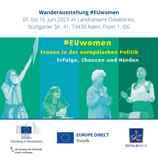 Plakat Wanderausstellung #EUwomen